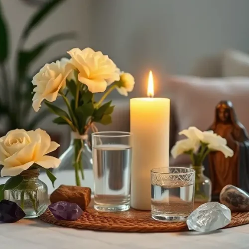 Criar Espaço Sagrado de Umbanda: Guia de Altar, Velas & Paz Mental